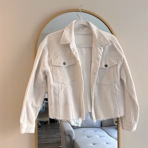 White denim jacket size S